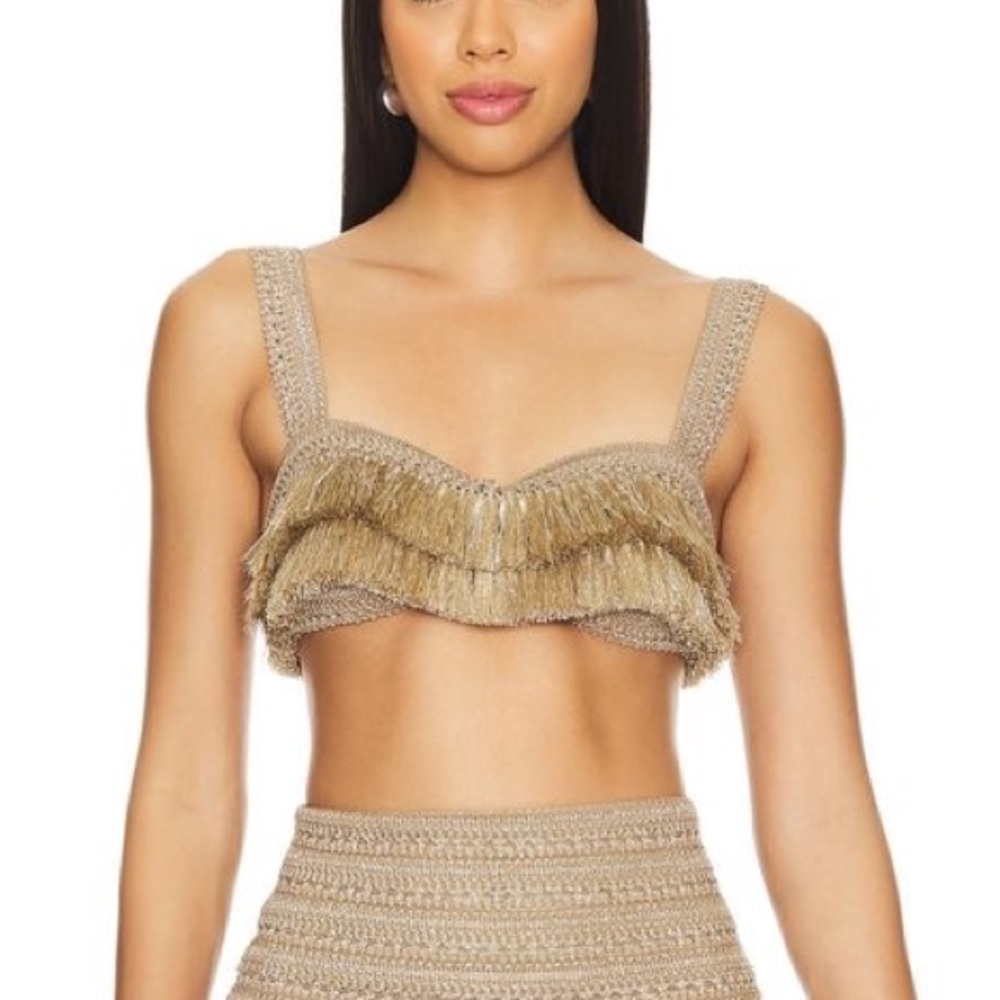 PatBo Bralette Fringe Size 6